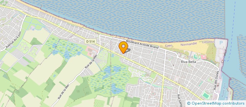 localisation de l'entreprise MONSIEUR HUGO LECOUTEY  OUISTREHAM