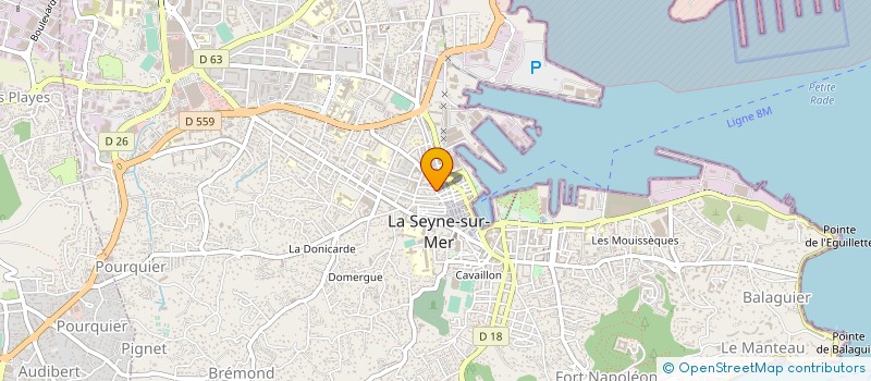 localisation de l'entreprise MONSIEUR HUGO LECUYER à LA SEYNE-SUR-MER