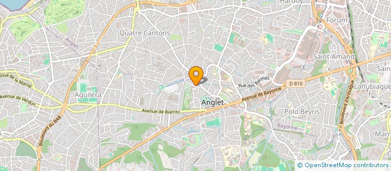 localisation de l'entreprise MONSIEUR HUGO LEEMAN  ANGLET