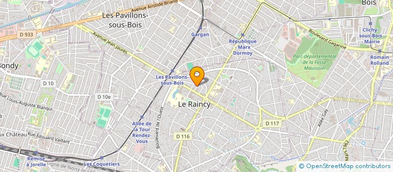 localisation de l'entreprise MONSIEUR HUGO LEFEBVRE  MONTFERMEIL