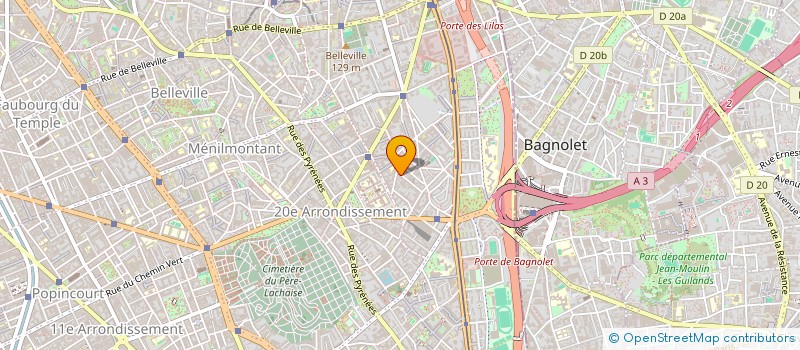 localisation de l'entreprise MONSIEUR HUGO LEFEBVRE  PARIS