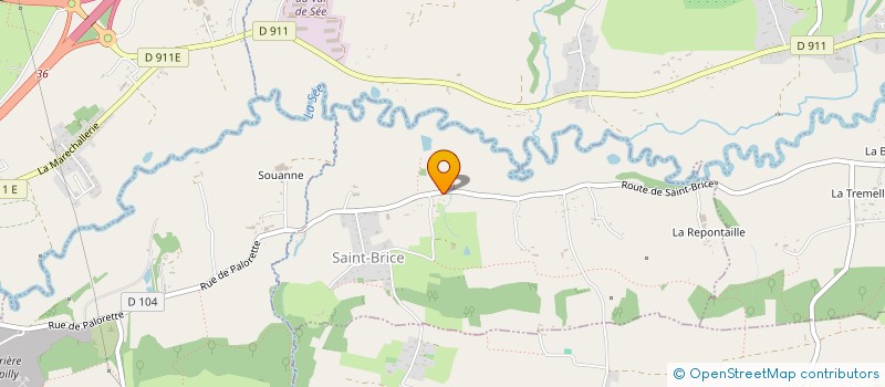 localisation de l'entreprise MONSIEUR HUGO LEGALLE  SAINT-BRICE