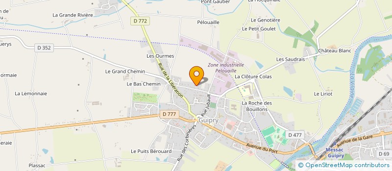 localisation de l'entreprise MONSIEUR HUGO LEGEAY à GUIPRY-MESSAC