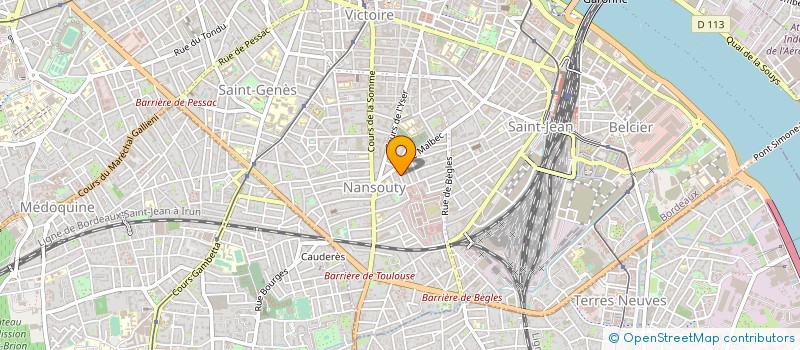 localisation de l'entreprise MONSIEUR HUGO LEGRAND à BORDEAUX