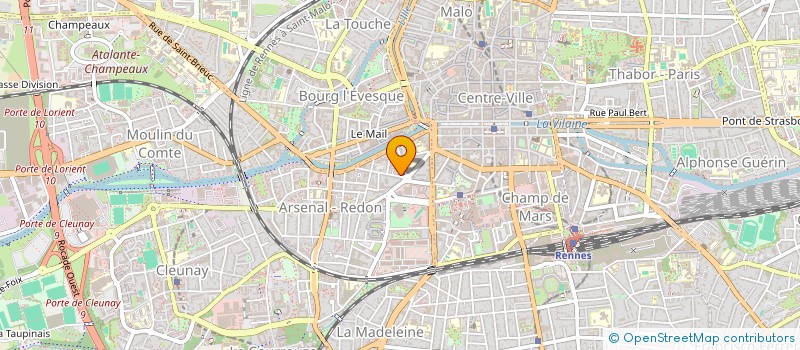 localisation de l'entreprise MONSIEUR HUGO LEISSEN à RENNES