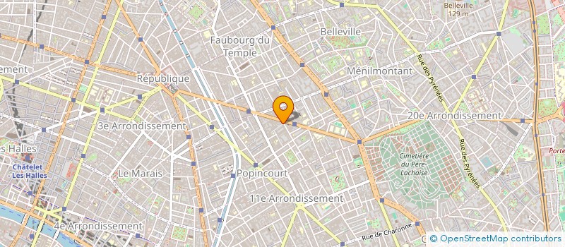 localisation de l'entreprise MONSIEUR HUGO LEMARCHAND  PARIS