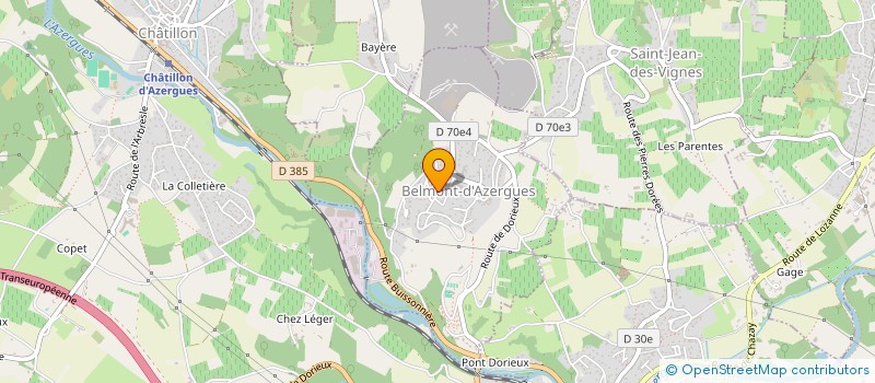 localisation de l'entreprise MONSIEUR HUGO LEMARCHAND  BELMONT-D'AZERGUES