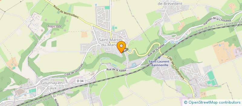 localisation de l'entreprise MONSIEUR HUGO LENORMAND  SAINT-MARTIN-DU-MANOIR