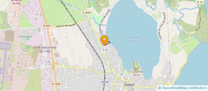 localisation de l'entreprise MONSIEUR HUGO LENTHERIC  ISTRES