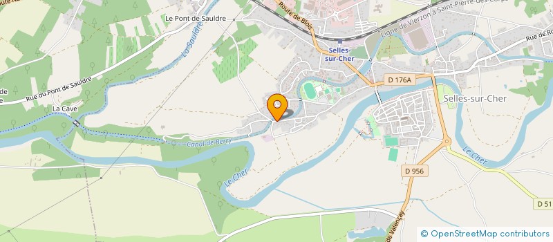 localisation de l'entreprise MONSIEUR HUGO LEROY  SELLES-SUR-CHER