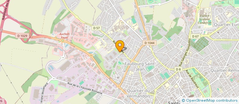 localisation de l'entreprise MONSIEUR HUGO LEROY à SAINT QUENTIN