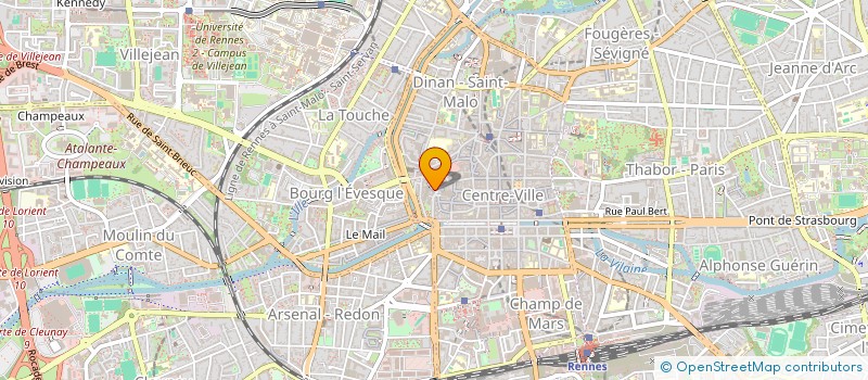 localisation de l'entreprise MONSIEUR HUGO LETELLIER  RENNES