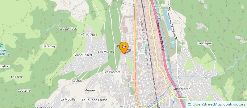 localisation de l'entreprise MONSIEUR HUGO LETESSIER à SALLANCHES