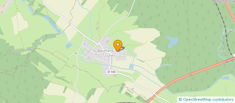 localisation de l'entreprise MONSIEUR HUGO LEUVREY  BOUHANS-LES-LURE