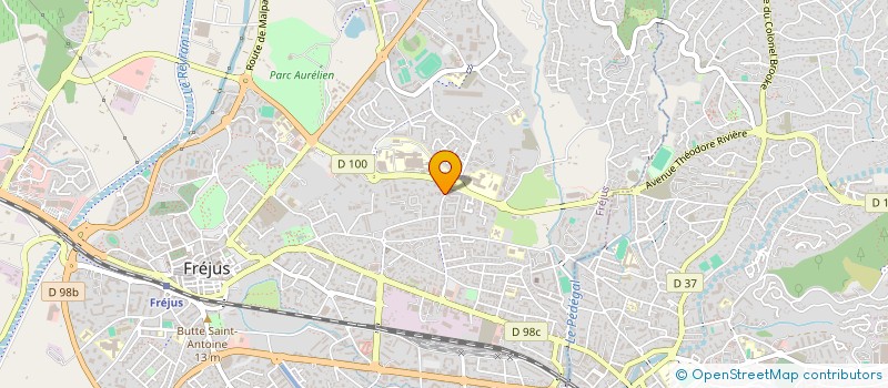 localisation de l'entreprise MONSIEUR HUGO LEVALLOIS à FREJUS