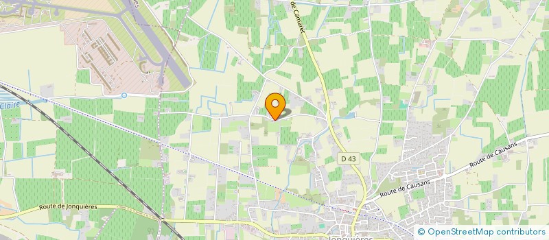 localisation de l'entreprise MONSIEUR HUGO LEVILLAIN à JONQUIERES