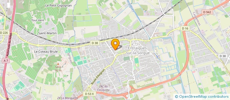 localisation de l'entreprise MONSIEUR HUGO LIMONGI  ENTRAIGUES-SUR-LA-SORGUE