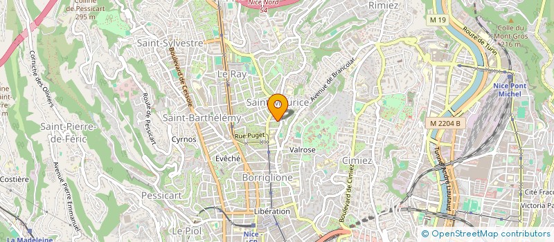 localisation de l'entreprise MONSIEUR HUGO LIXI  NICE