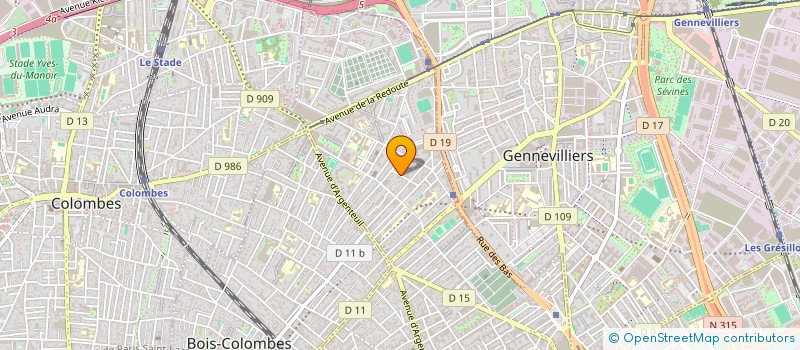 localisation de l'entreprise MONSIEUR HUGO LOBAO  ASNIERES-SUR-SEINE