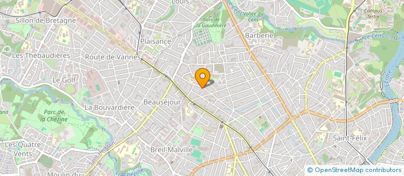 localisation de l'entreprise MONSIEUR HUGO LOCTEAU à NANTES