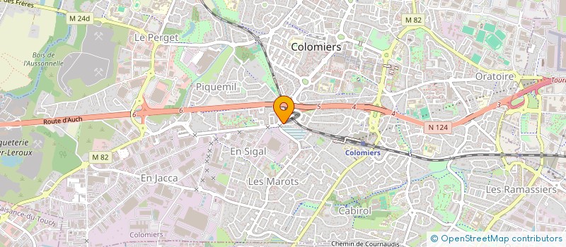 localisation de l'entreprise MONSIEUR HUGO LOGIE à COLOMIERS