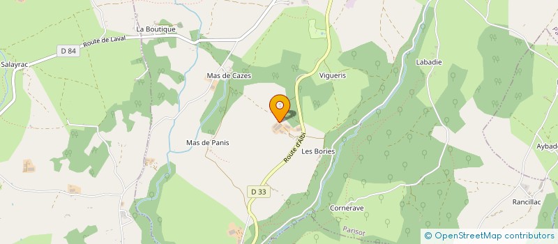 localisation de l'entreprise MONSIEUR HUGO LOMBARD  PARISOT