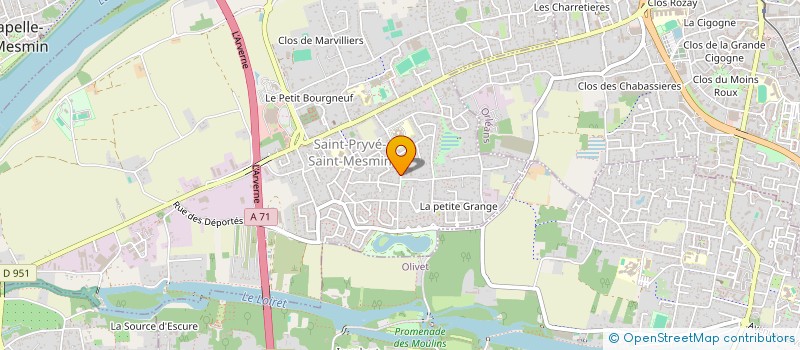 localisation de l'entreprise MONSIEUR HUGO LOPEZ à SAINT-PRYVE-SAINT-MESMIN