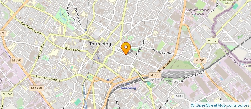 localisation de l'entreprise MONSIEUR HUGO LOPPINET  TOURCOING