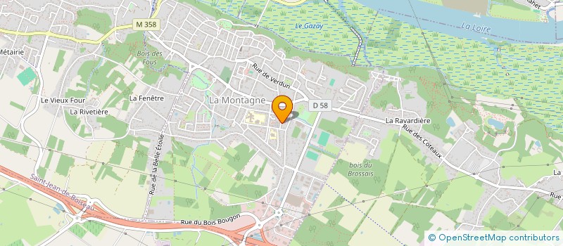 localisation de l'entreprise MONSIEUR HUGO LUCAS  LA MONTAGNE