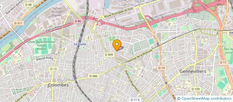 localisation de l'entreprise MONSIEUR HUGO LUKASIK à COLOMBES