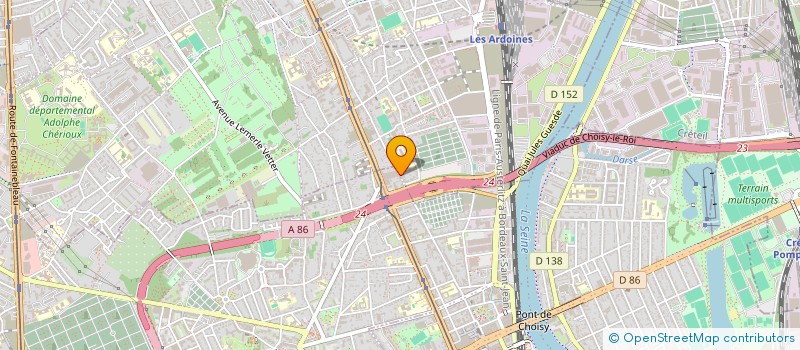 localisation de l'entreprise MONSIEUR HUGO LUTZ  VITRY-SUR-SEINE