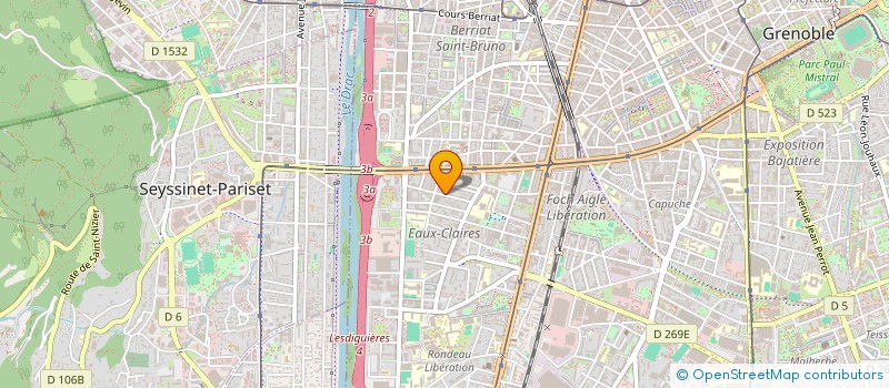 localisation de l'entreprise MONSIEUR HUGO MACQUET  GRENOBLE