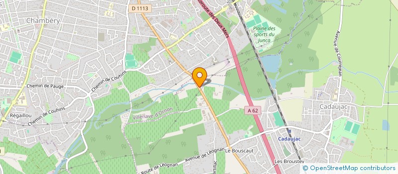 localisation de l'entreprise MONSIEUR HUGO MAGALHAES  CADAUJAC