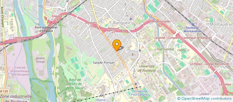 localisation de l'entreprise MONSIEUR HUGO MALDONADO  TOULOUSE