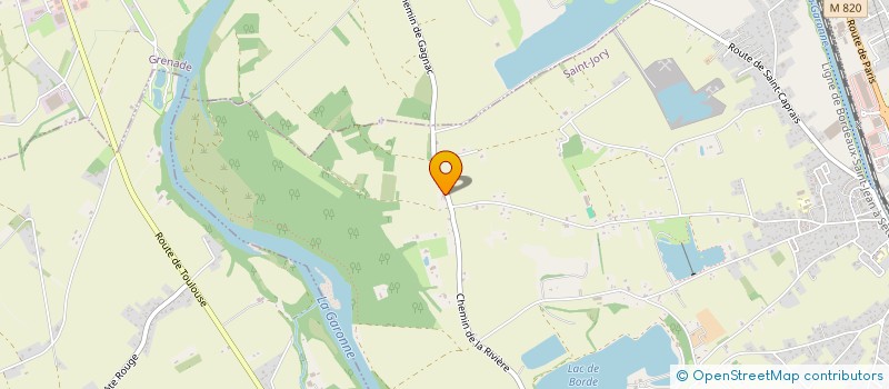 localisation de l'entreprise MONSIEUR HUGO MALICK-PARLANGE-BAYART  SAINT-JORY