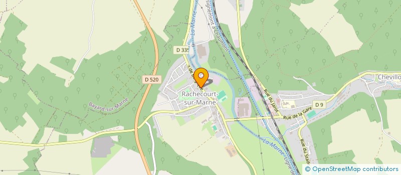 localisation de l'entreprise MONSIEUR HUGO MARCEL  RACHECOURT-SUR-MARNE