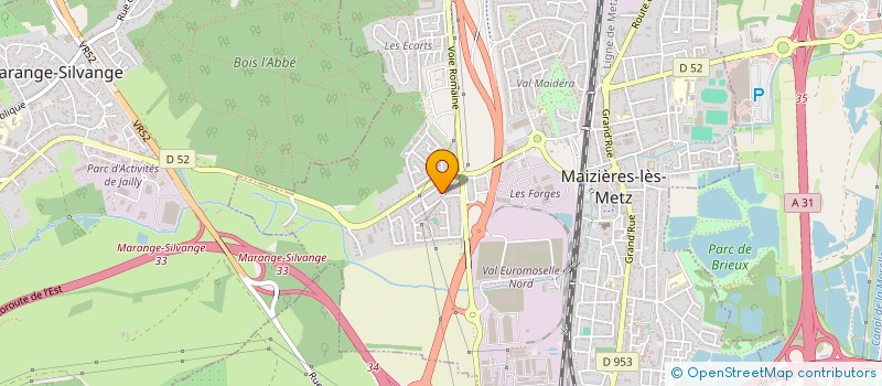 localisation de l'entreprise MONSIEUR HUGO MARCHAL  MAIZIERES-LES-METZ