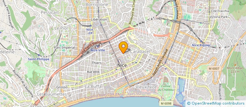 localisation de l'entreprise MONSIEUR HUGO MARCHAND à NICE