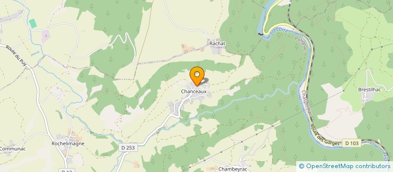 localisation de l'entreprise MONSIEUR HUGO MARCONNES  POLIGNAC