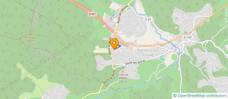 localisation de l'entreprise MONSIEUR HUGO MARGAILLAN  FLASSANS-SUR-ISSOLE