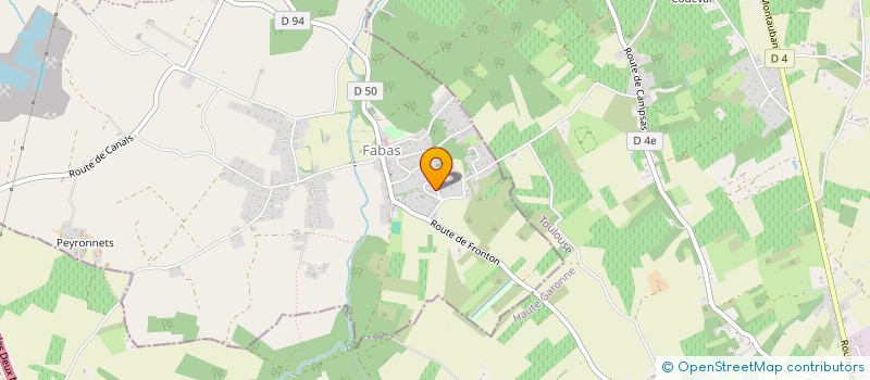 localisation de l'entreprise MONSIEUR HUGO MARMION  FABAS