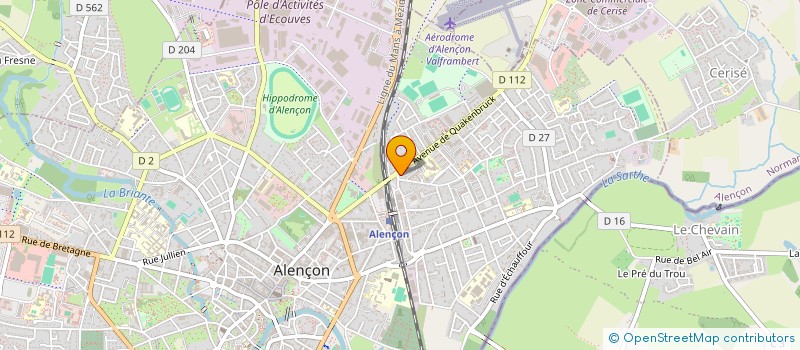 localisation de l'entreprise MONSIEUR HUGO MARQUAND à ALENCON