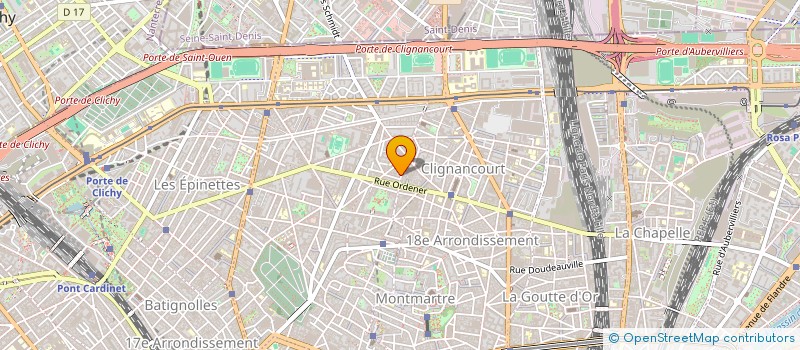 localisation de l'entreprise MONSIEUR HUGO MARQUES à PARIS