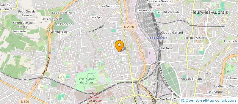 localisation de l'entreprise MONSIEUR HUGO MARQUES ANDRE à ORLEANS