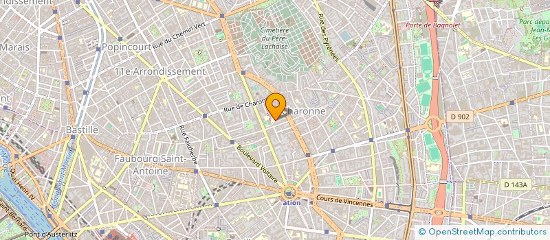 localisation de l'entreprise MONSIEUR HUGO MARTIN  PARIS