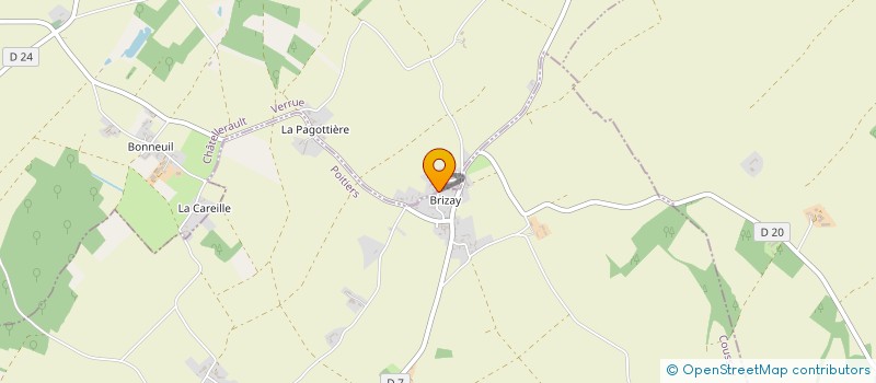 localisation de l'entreprise MONSIEUR HUGO MARTIN  COUSSAY