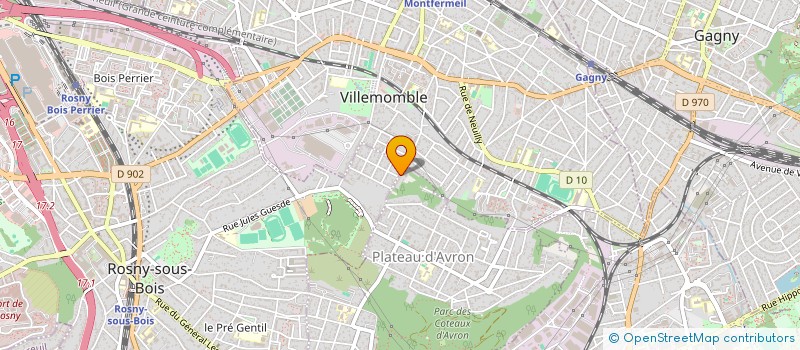 localisation de l'entreprise MONSIEUR HUGO MARTIN PEREZ à NEUILLY-PLAISANCE