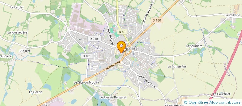 localisation de l'entreprise MONSIEUR HUGO MARTINAUD  LA FERRIERE