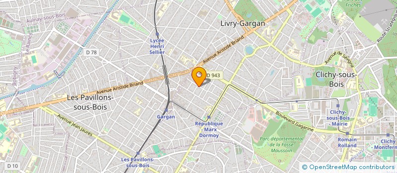 localisation de l'entreprise MONSIEUR HUGO MARTINE  LIVRY-GARGAN