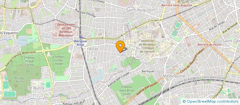 localisation de l'entreprise MONSIEUR HUGO MARTINET  BORDEAUX